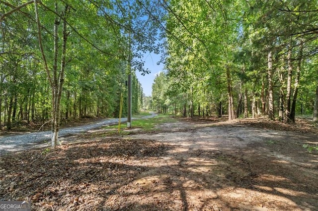 exterior space with a view of trees