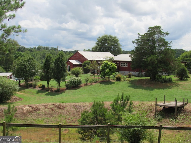 2296 Athens Rd, Royston, GA 30662 - view of yard with fence