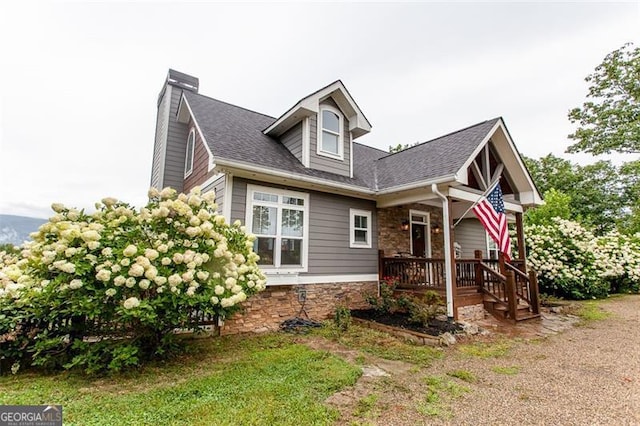 view of front of property