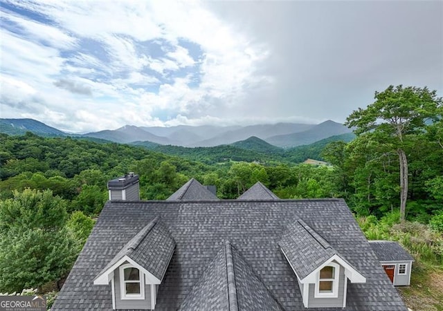 view of mountain feature