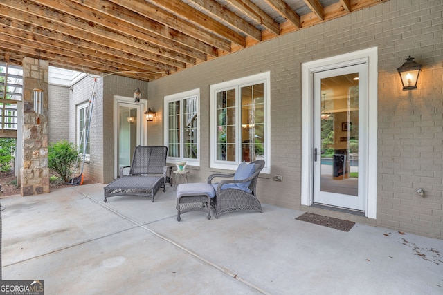 view of patio