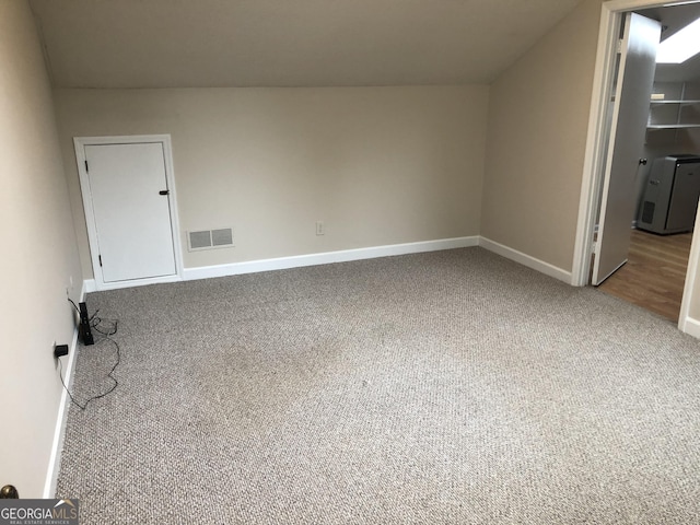 additional living space with carpet