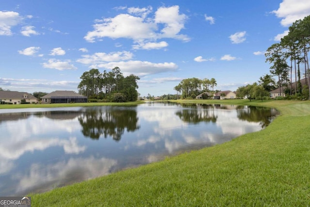 property view of water