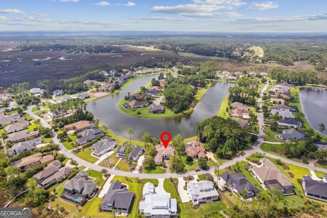 2491 Isles Of St Marys Way, Saint Marys, GA 31558 - aerial overview of property's location featuring a nearby body of water and nearby suburban area