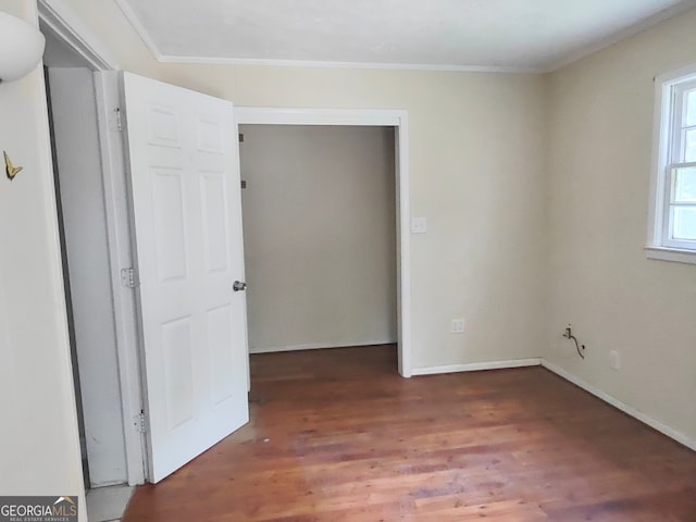 interior space featuring hardwood / wood-style floors