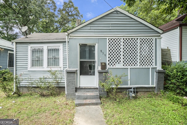 view of bungalow-style house