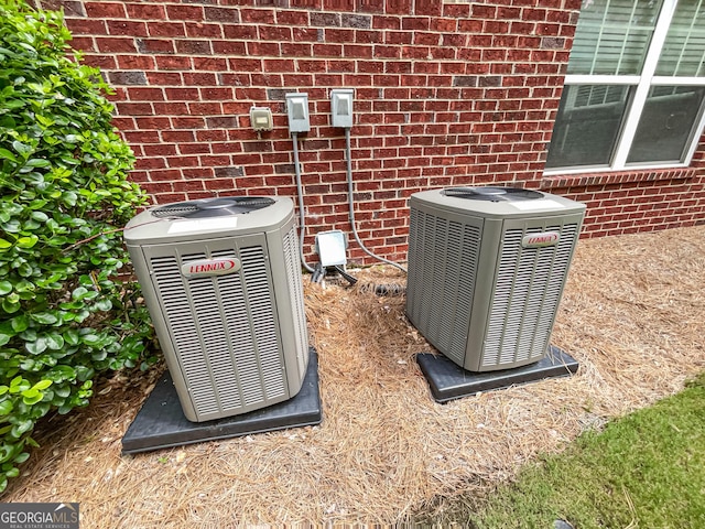 exterior details with cooling unit