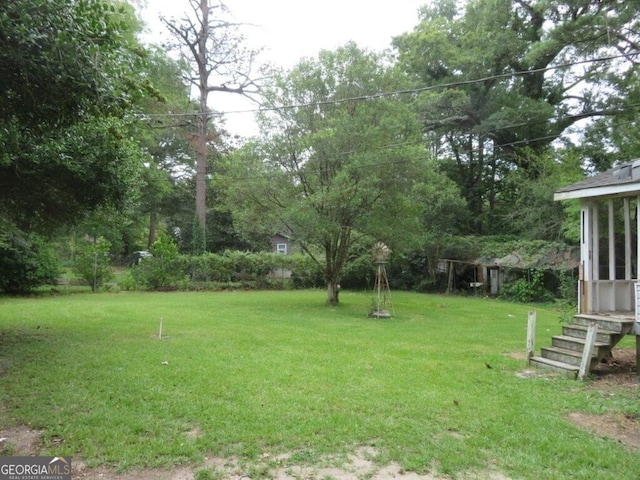view of yard