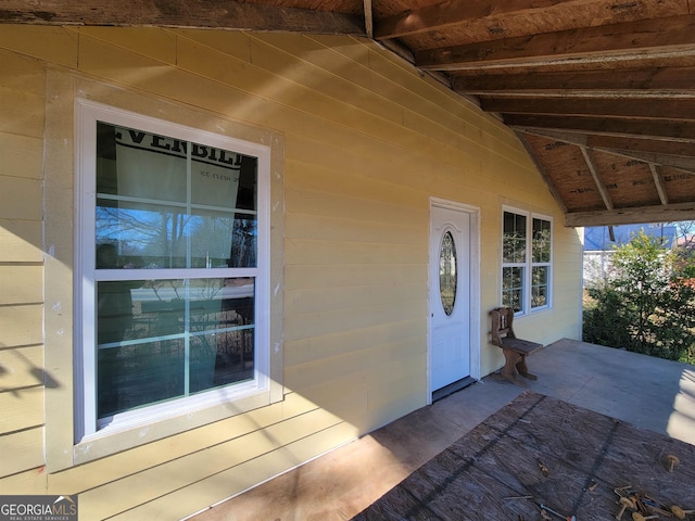 view of entrance to property