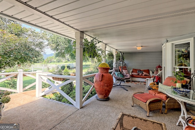 view of patio