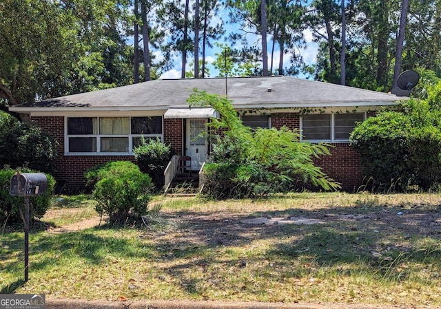 view of ranch-style house