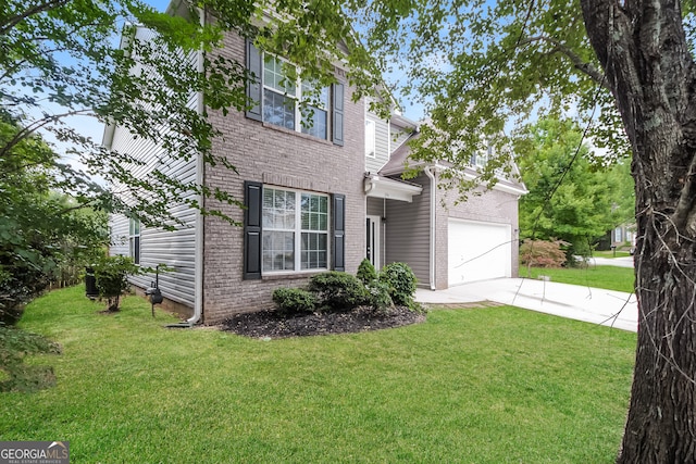 view of front of house featuring a front yard