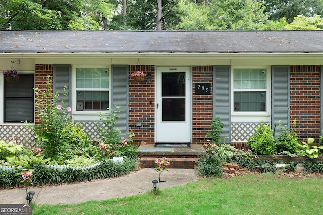 view of ranch-style house