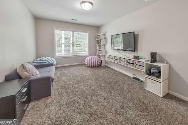 playroom featuring carpet floors