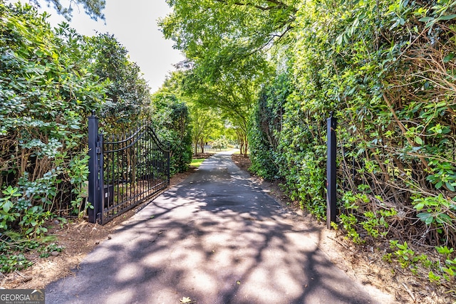 view of road