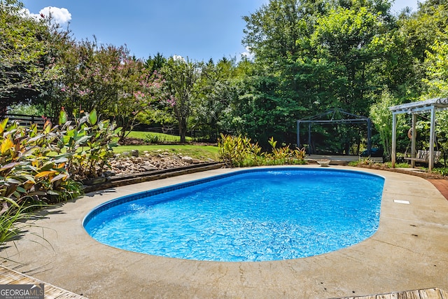 view of swimming pool