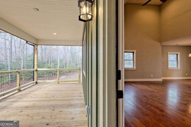465 Wildflower Rdg, Warne, NC 28909 - view of wooden deck