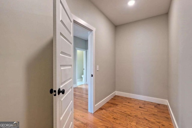 465 Wildflower Rdg, Warne, NC 28909 - hall featuring baseboards and light wood-type flooring