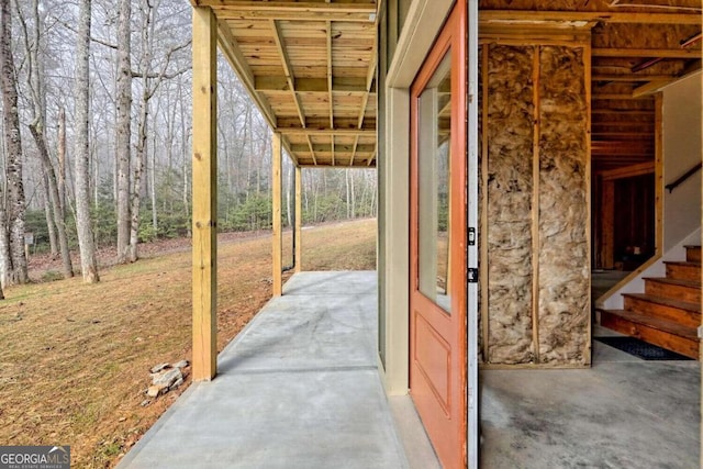 465 Wildflower Rdg, Warne, NC 28909 - view of patio