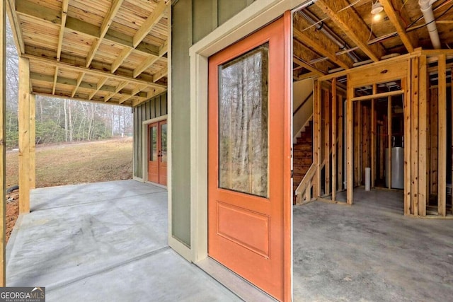 465 Wildflower Rdg, Warne, NC 28909 - exterior space featuring french doors and board and batten siding