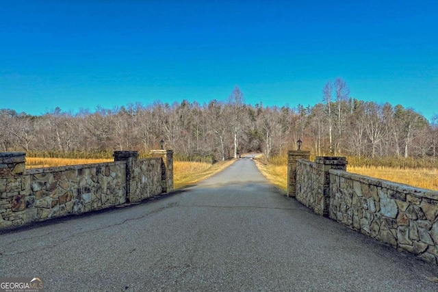 view of road