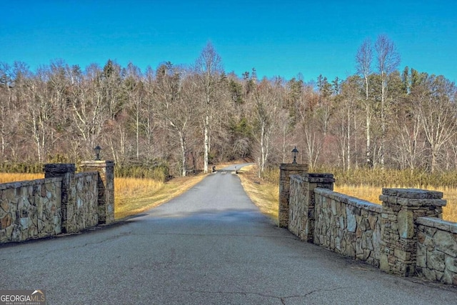 view of road