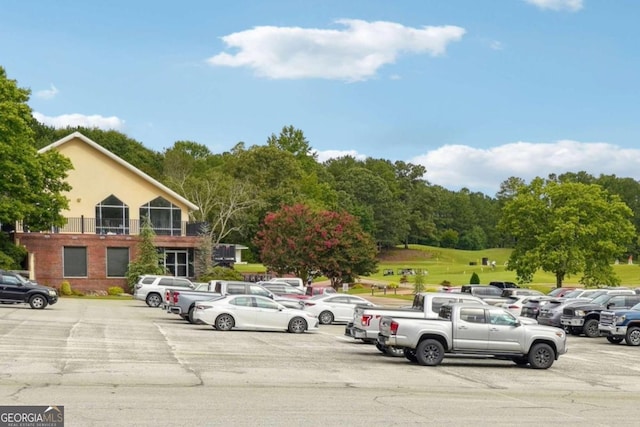 view of uncovered parking lot