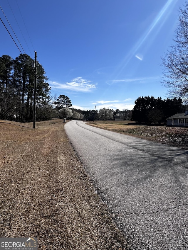 view of road