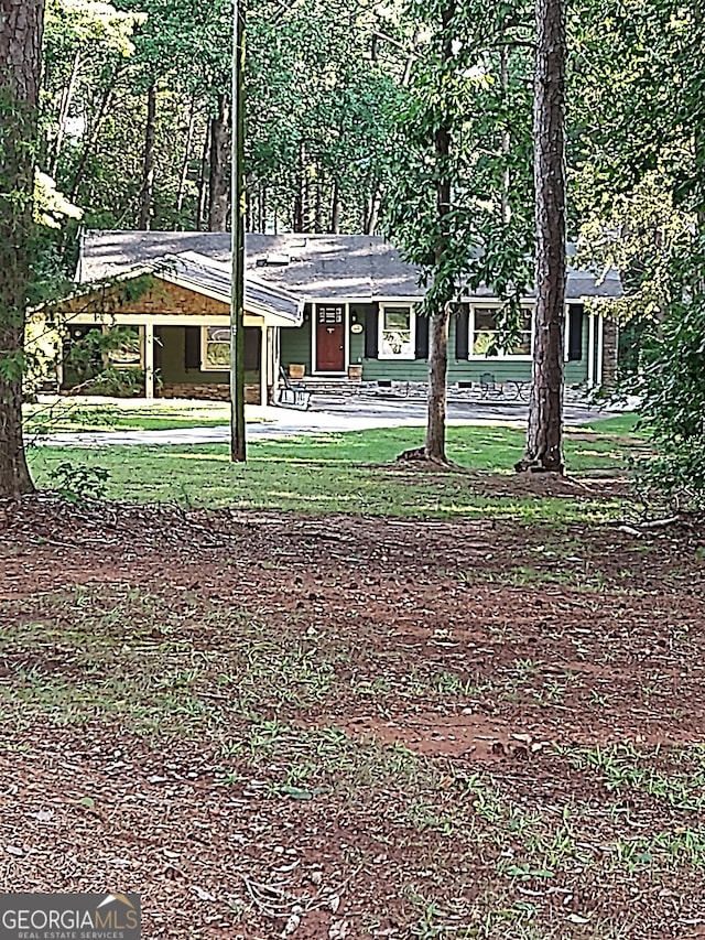 view of front of home