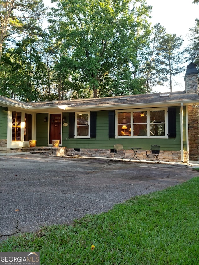 view of ranch-style house