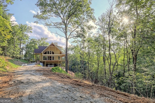 view of front of house