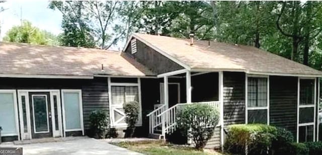 view of bungalow-style home