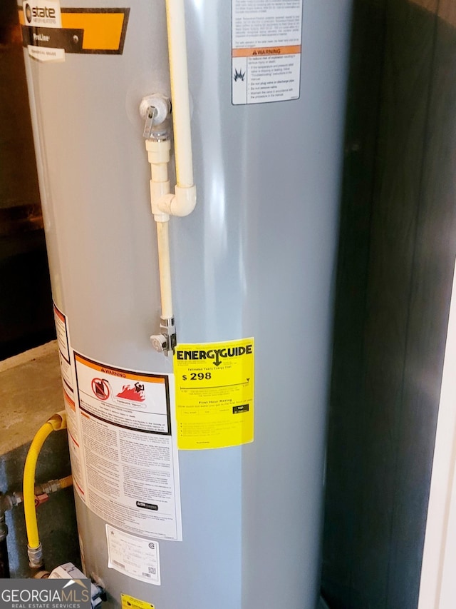 utilities with gas water heater