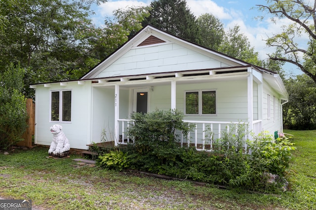 view of front of home