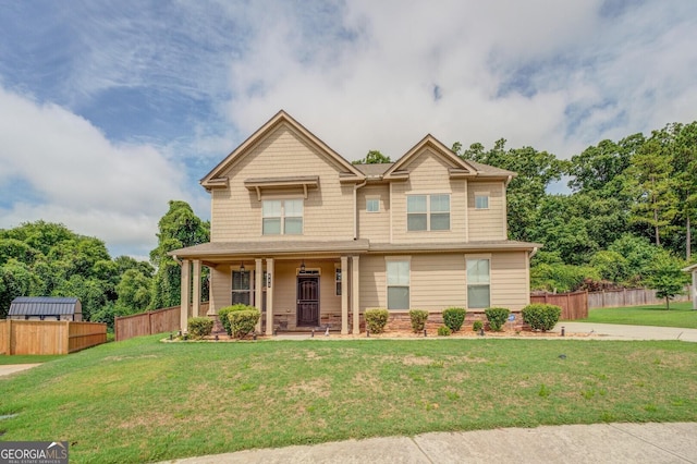 445 Brickstone Way, Covington, GA 30016 - view of front of property featuring a porch