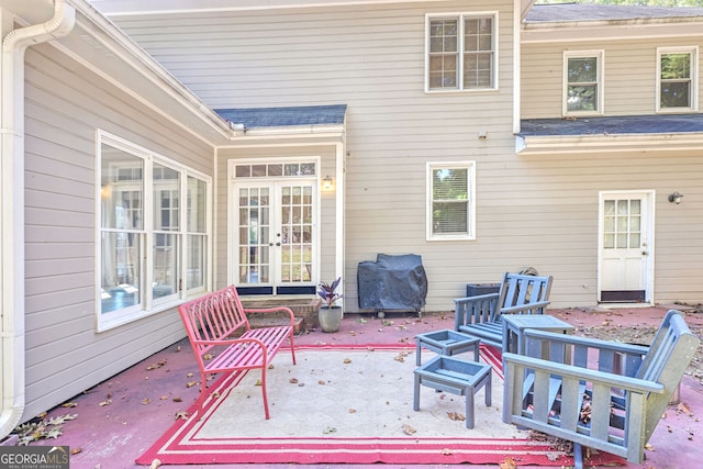 view of patio / terrace featuring area for grilling