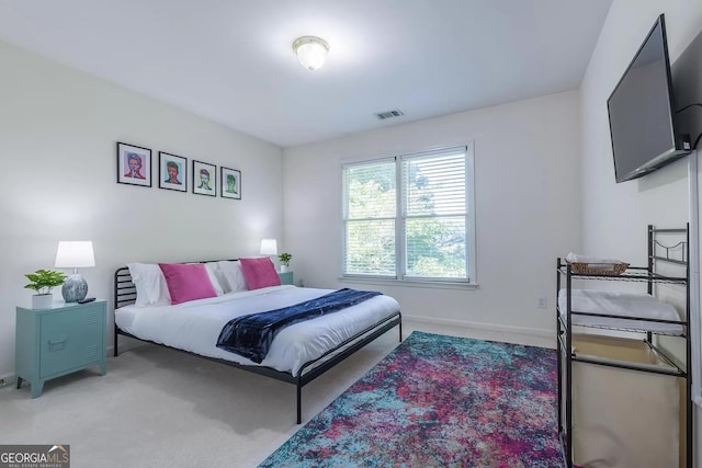 bedroom featuring carpet floors