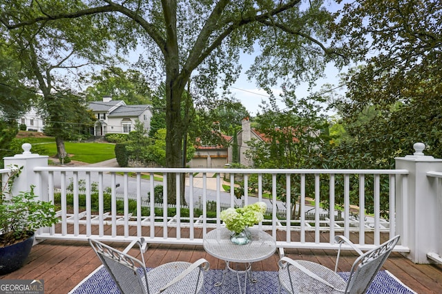 view of deck