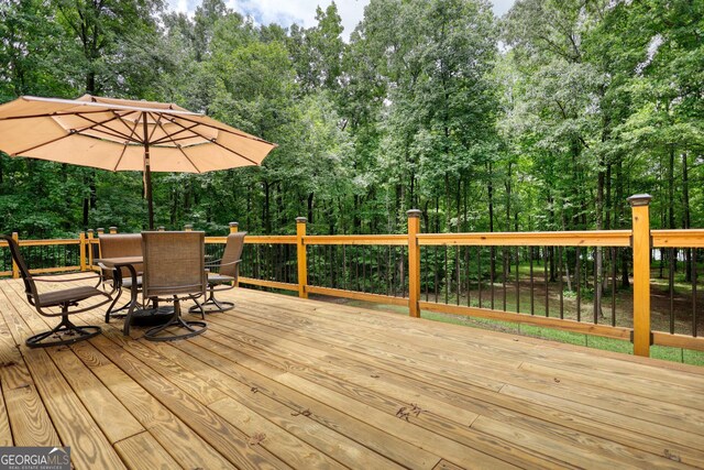 view of deck