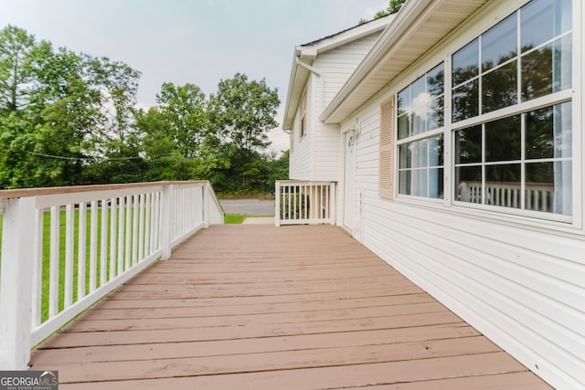 view of deck