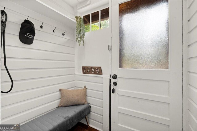 view of mudroom