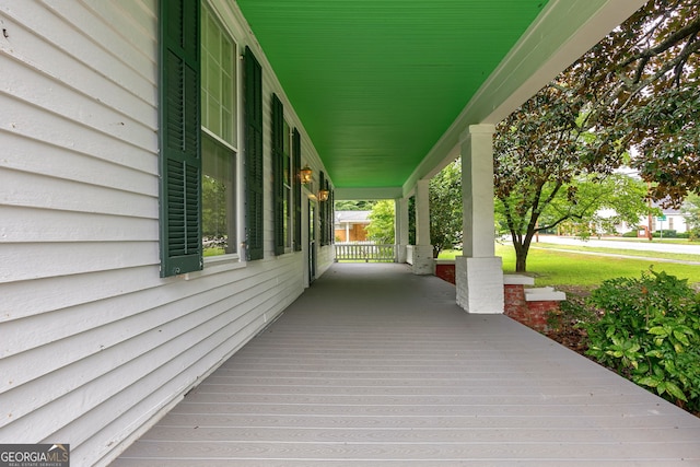 99 W Main St, Gibson, GA 30810 - view of porch