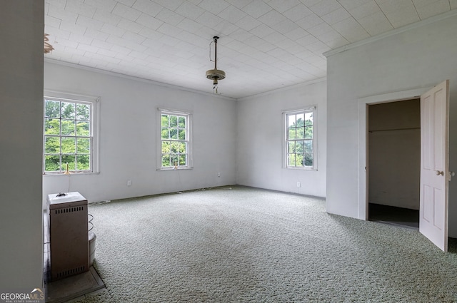 99 W Main St, Gibson, GA 30810 - unfurnished bedroom with carpet flooring and crown molding