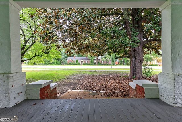 99 W Main St, Gibson, GA 30810 - view of deck