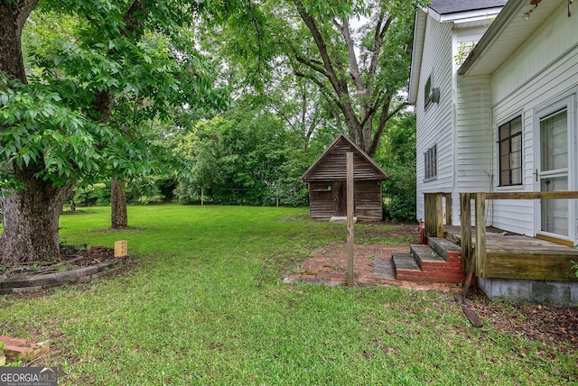 99 W Main St, Gibson, GA 30810 - view of green lawn