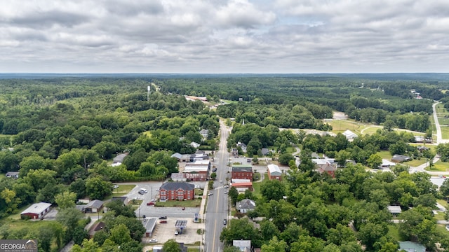 99 W Main St, Gibson, GA 30810 - bird's eye view of a heavily wooded area