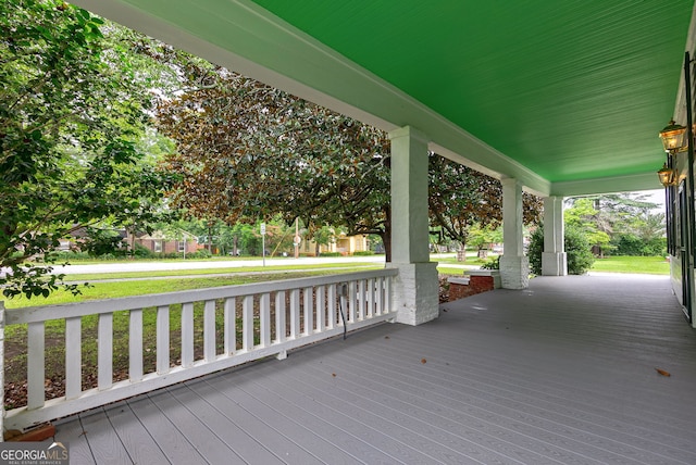 99 W Main St, Gibson, GA 30810 - view of porch