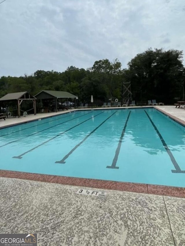 view of community pool