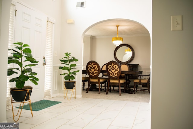 view of community lobby