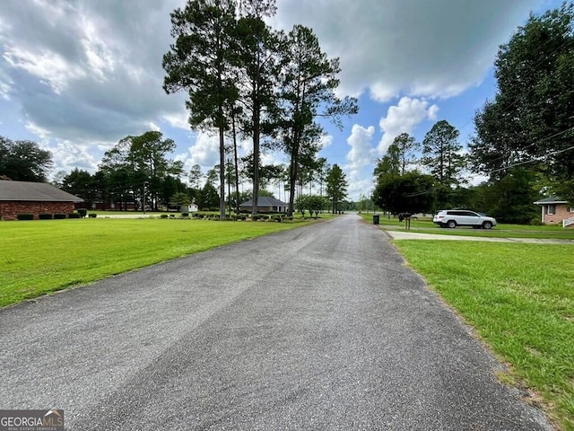 view of road